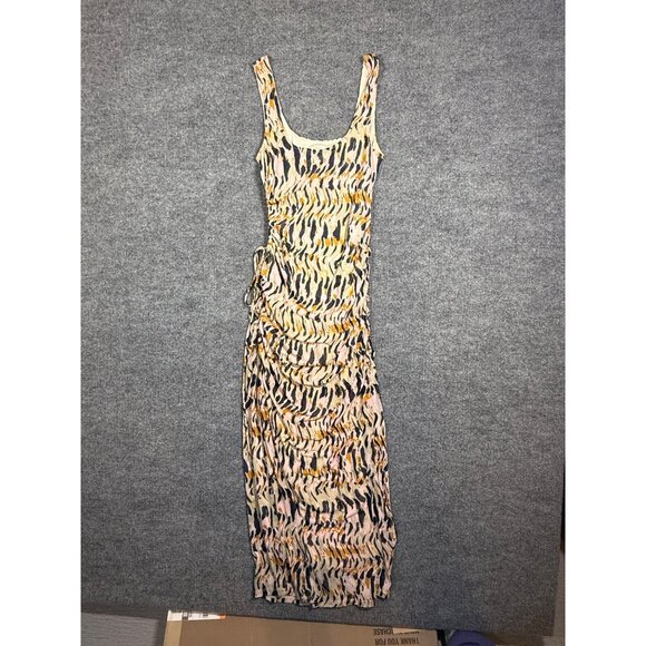 House of Harlow 1960 Women's Sleeveless Side Cutout Ruched Maxi Dress XS - Picture 2 of 6